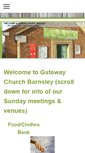 Mobile Screenshot of gatewaybarnsley.org